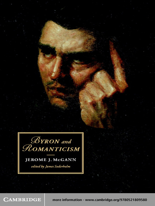 Title details for Byron and Romanticism by Jerome McGann - Available